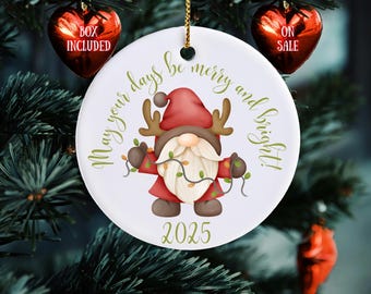 Décoration de Noël nain 2025 | Décoration festive des fêtes