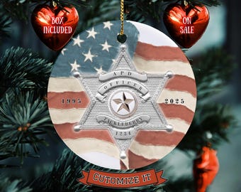 Décoration personnalisée pour retraités de la police : badge souvenir personnalisé