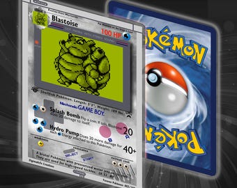 1999 Blastoise 1st Edition Shadowless Holographic Proxy Card - Etsy