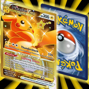 Pikachu gold star - Etsy 日本