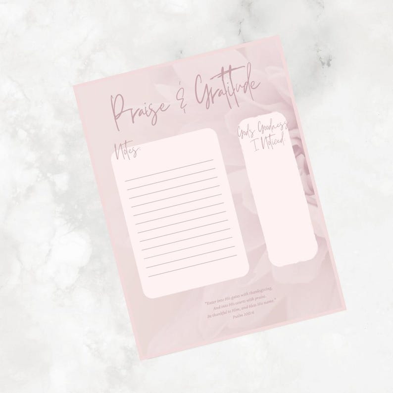 Prayer Journal Printable | 30 Day Prayer Journal | Christian Devotional ...