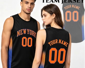 Custom New York City Basketball Jersey, Personalized Team Name Number, Game Day Fan Shirt