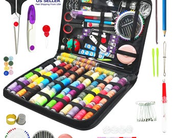 Complete Sewing Kit for Adults, DIY & Travel Sewing Supplies