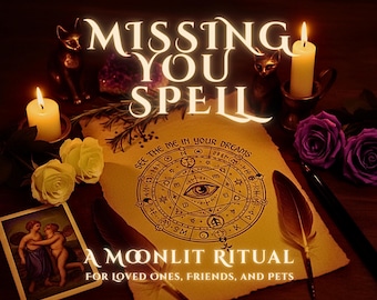 Guida al rituale "Mi manchi" / Riflessione al chiaro di luna e pratica della memoria / Download PDF digitale