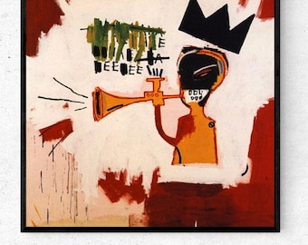 ジャン＝ミシェル・バスキア、オリジナル展覧会美術館ポスター - Etsy 日本