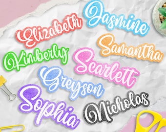 Personalized Name Vinyl Sticker | Custom Waterproof Decal for Gifts & Daily Use