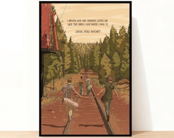 Stand by Me Movie Poster, Home Decor, Room Decor, Wall Art, Gift for her