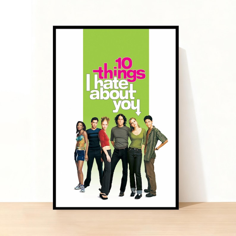 10 Things I Hate About You Movie Poster, Home Decor, Room Decor, Wall ...
