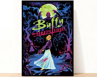 Buffy the Vampire Slayer Movie Poster, Waterproof Canvas Art Print