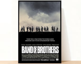 Band of Brothers Movie Poster, Frameless Canvas Print