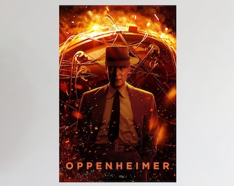 Oppenheimer Movie Poster, Home Decor, Room Decor, Wall Art, Gift for her