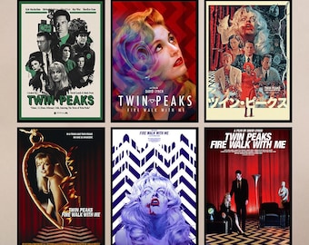 Twin Peaks Fire Walk With Me Movie Poster, Waterproof Canvas Print
