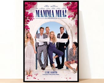 Mamma Mia Movie Poster, Home Decor, Room Decor, Wall Art, Gift for her