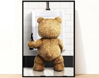 TED Movie Poster, High Definition Canvas Print