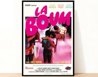 La Boum Movie Poster, Home Decor, Room Decor, Wall Art, Gift for her