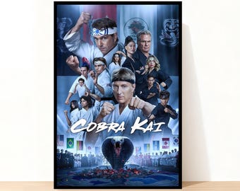 Cobra Kai Movie Poster, Home Decor, Room Decor, Wall Art, Gift for her