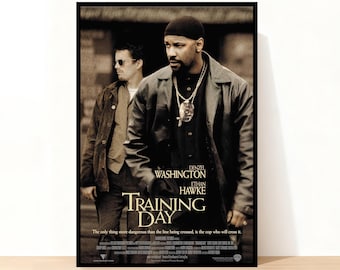Training Day Movie Poster, Home Decor, Room Decor, Wall Art, Gift for her