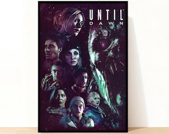 Until Dawn Movie Poster, Home Decor, Room Decor, Wall Art, Gift for her