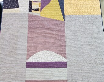 Modern baby quilt