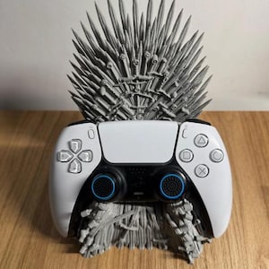 Iron throne controller stand for Playstation and Xbox controllers. 3d printed desk decor stand
