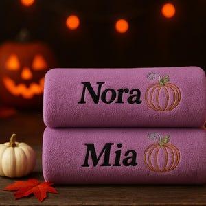 Personalized Turkish Cotton Bath Towels: Custom Embroidered Monogram