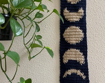 Moon Phases Crochet Tapestry Pattern