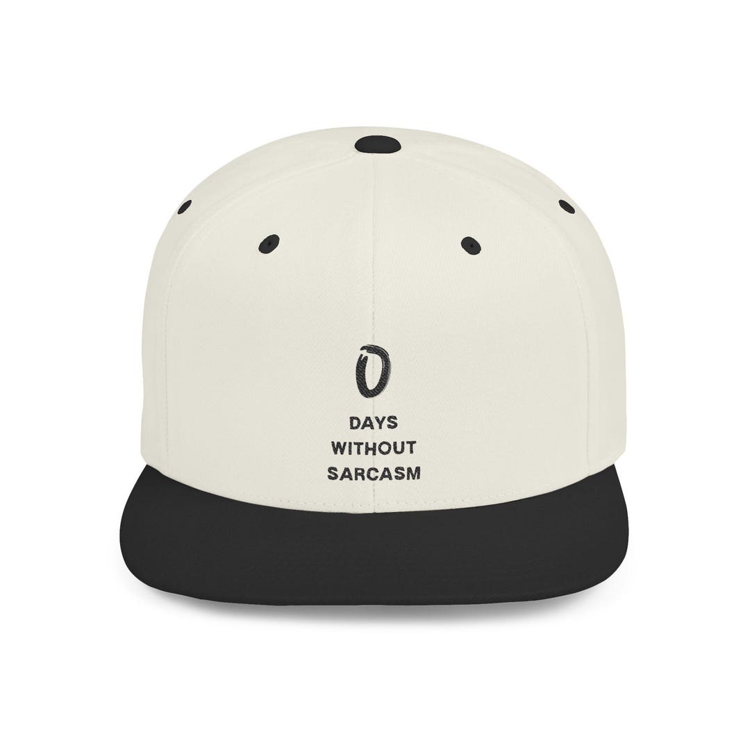 Funny Sarcasm Snapback Cap: Flat Bill Humor Hat - Etsy