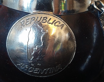 mate gourd cup with staw and yerba mate