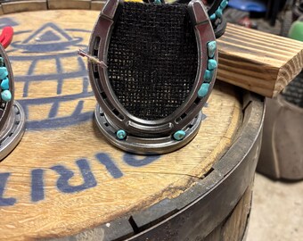 Custom Horseshoe Earring Holder: Jewelry Organizer Display