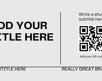 business card editable canva template instant download