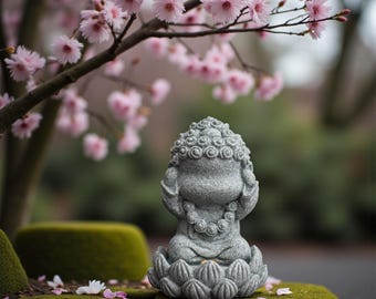 Hear No Evil Monk Incense Holder | Zen Sandstone Tea Pet Decor