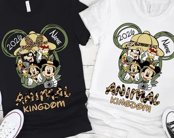 Personalized Disney Animal Kingdom Shirts, Custom Disney Safari Shirts, Animal Kingdom Family Shirt,