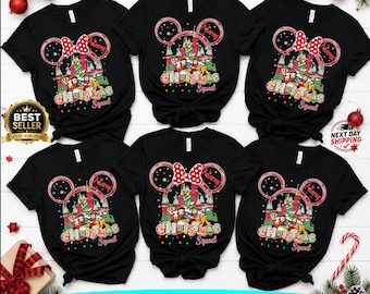 Christmas Squad Mickey & Friends Family Matching Shirt 2026 — Disney Holiday Family Trip Tee