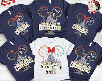 Custom Disney Trip 2026 Shirt, Disney Trip shirt, Disney Family Vacation Shirt, Disney Family Matching Shirt