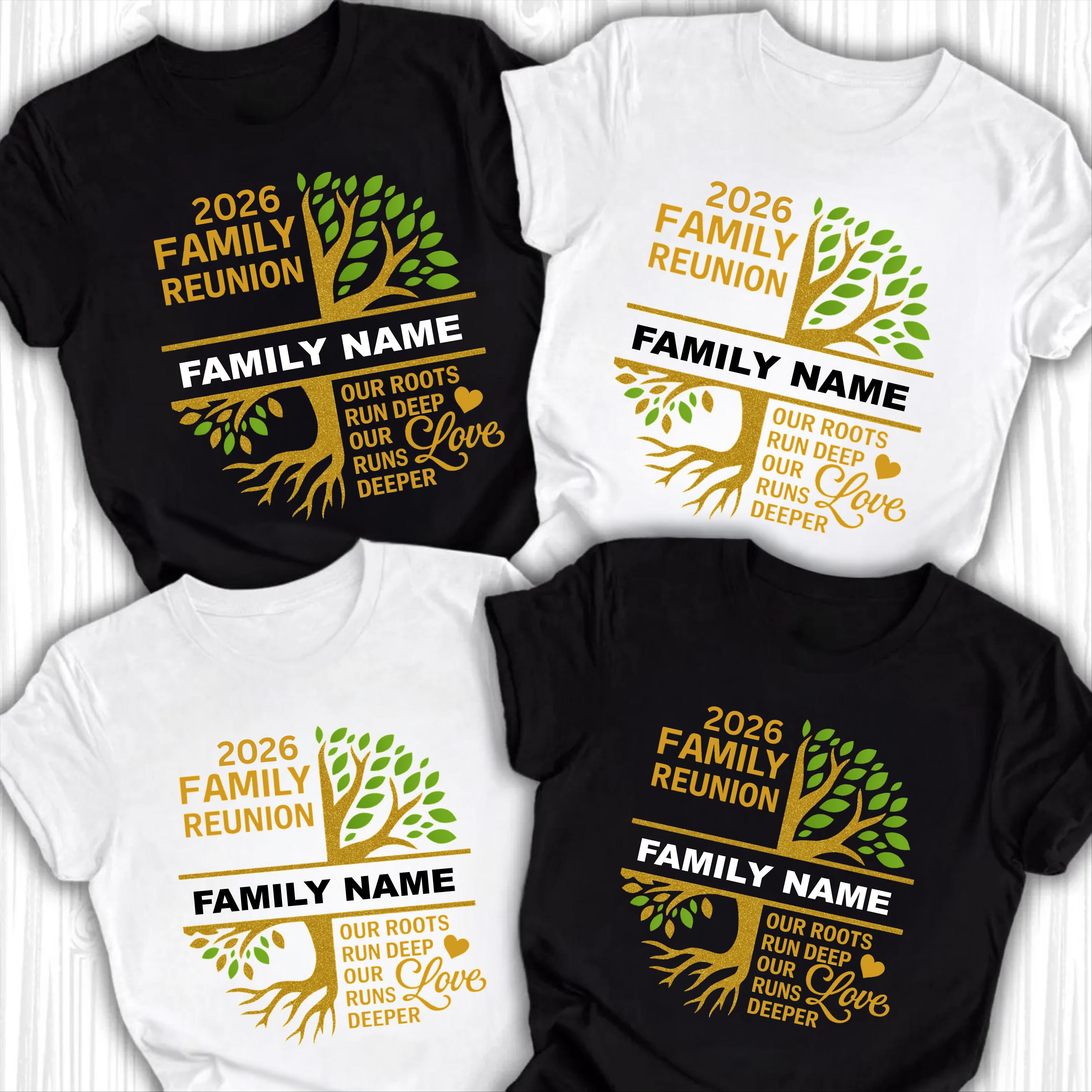 Custom Family Reunion Shirt, Family Name Tee, Matching Reunion Group ...