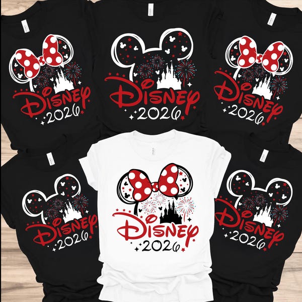 Camiseta Disney 2026, Camiseta Vacaciones Familiares en Disneyland 2026, Camiseta Familiar Disney Personalizada, Camiseta Viaje Familiar Disney, Camiseta Vacaciones Familiares Disney