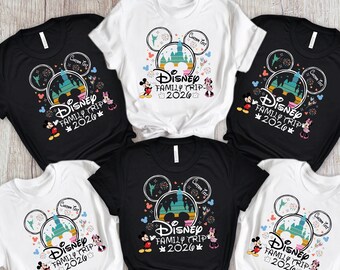 Custom Disney Family Trip 2026 Shirt Mickey Minnie Vacation Tee Personalized Disneyworld Family Shirt