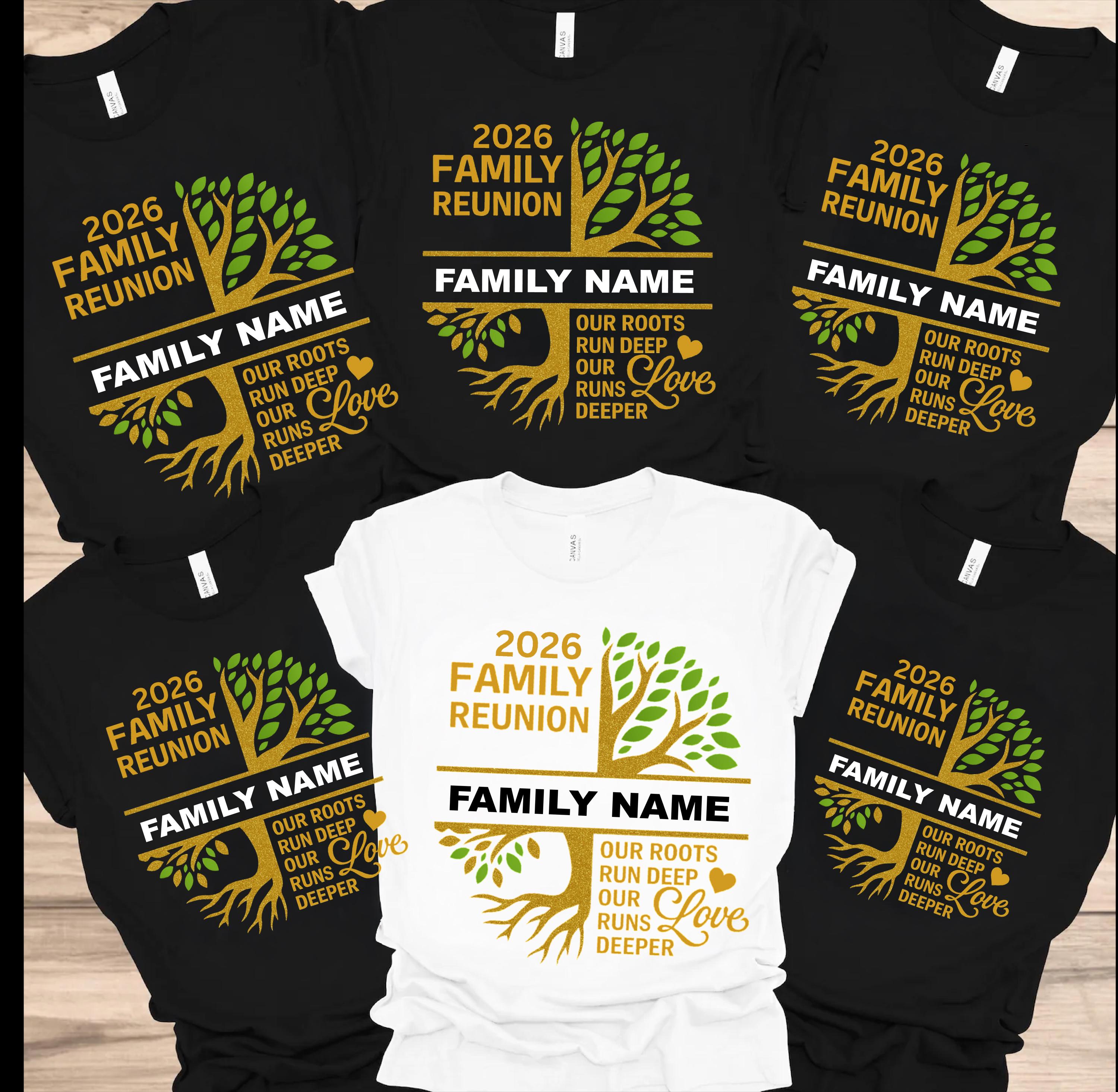 Custom Family Reunion Shirt, Family Name Tee, Matching Reunion Group ...