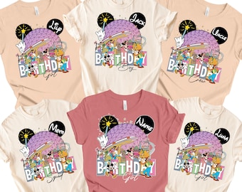 Personalized Epcot Birthday Shirt, Disney Epcot Birthday Girl Boy Family Matching Disney Park tshirt