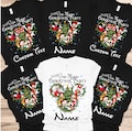 Personalized Disney Family Christmas Shirts, Very Merry Christmas Party Shirt, Custom Name Christmas Shirt, Matching Family Holiday Pajamas.