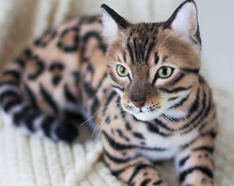 ブライスアウトフィット　着ぐるみ　ベンガル猫 ベンガルキャット - リアルな等身大の猫。OOAKアーティストが写真から