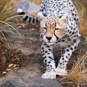 Cheetah Tao. Real size poseable Realistic toy. OOAK. Handmade collectible animal by photo (MADE to ORDER / shown as an example)