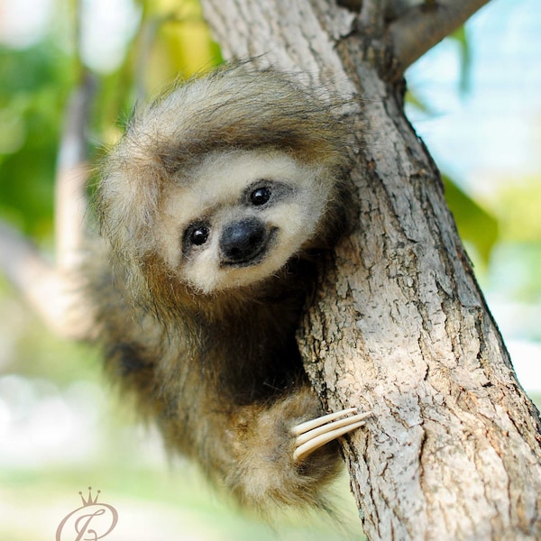 Sloth Doll - Etsy