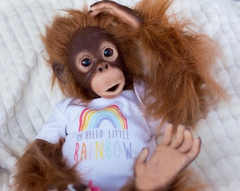 Lifelike orangutan dolls outlet