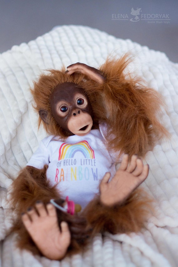 real life monkey doll