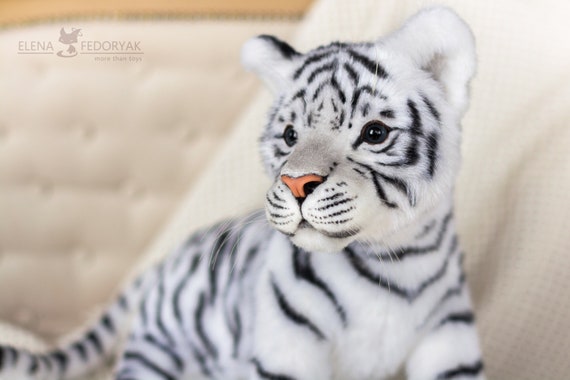 Tiger Cloud - Realistic Toy. OOAK Artist Handmade Collectible