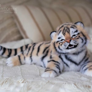 Lifesize Teo - OOAK artist Handmade collectible animal by photo poseable toy (MADE to ORDER / shown as an example) image 2