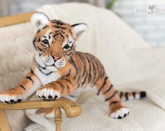 Buy Tiger Cub Marsel Realistic OOAK Artist Handmade