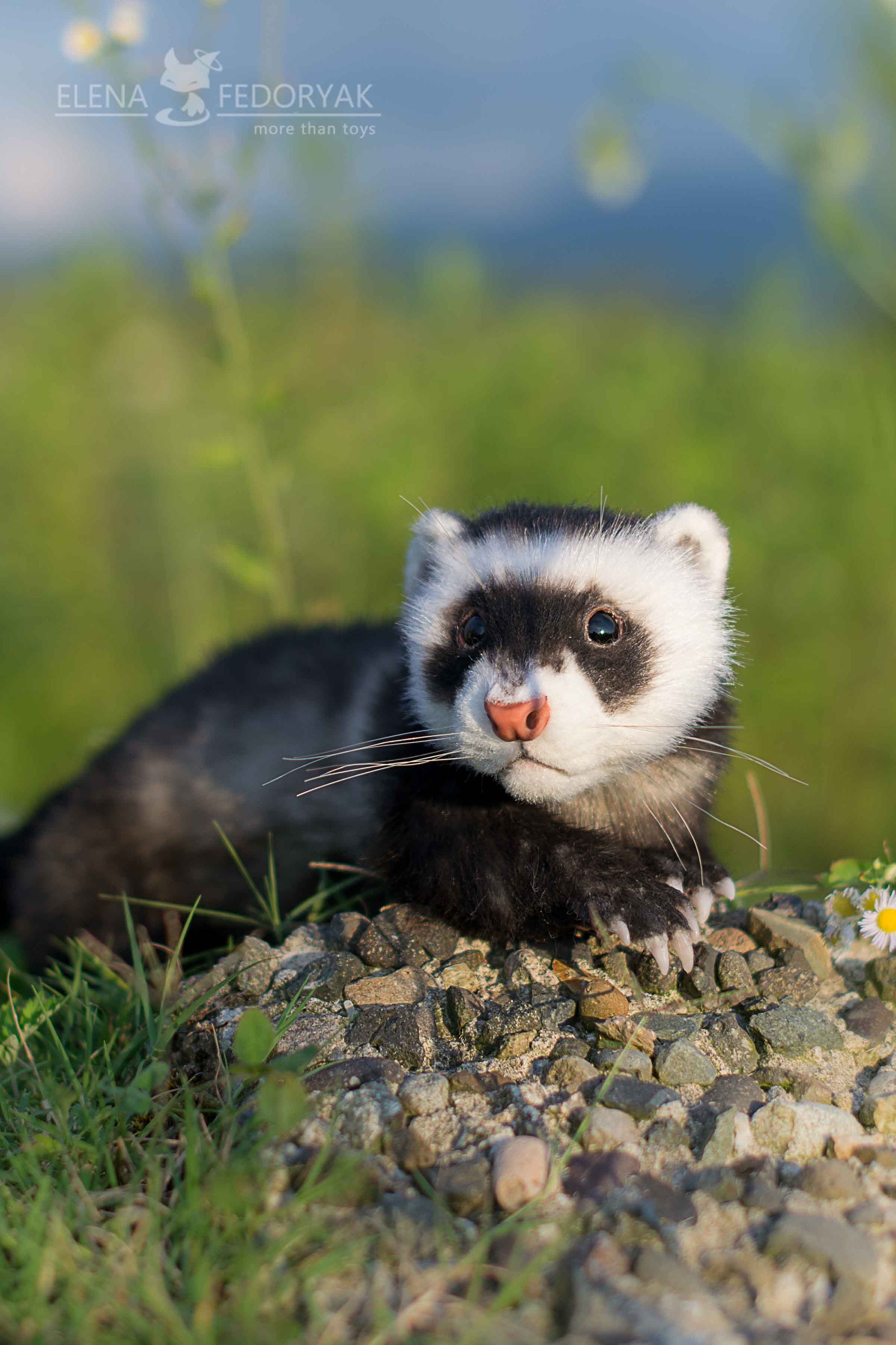 フェレット - リアルなポーズが取れるおもちゃ（オーダーメイド