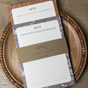 Double-Sided Bible Journaling Notepad | Sermon & Study Notes